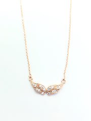 Gold Mini Angel Wings Necklace