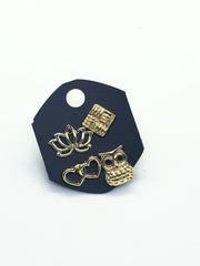 Multi Gold Earring