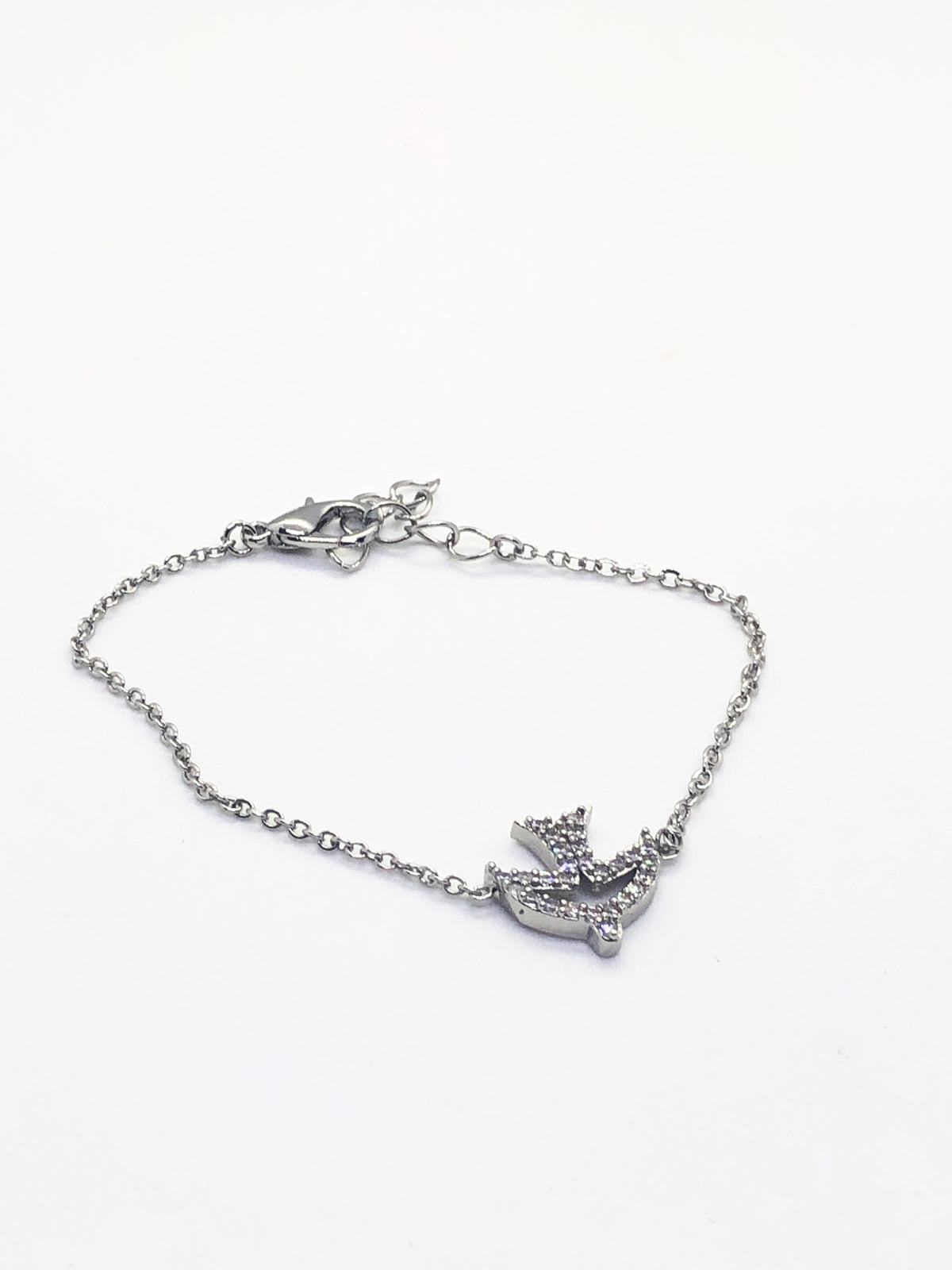 Silver Dove Bracelet