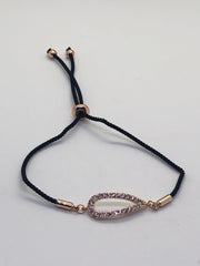 Rose Gold Infinite with Black Band