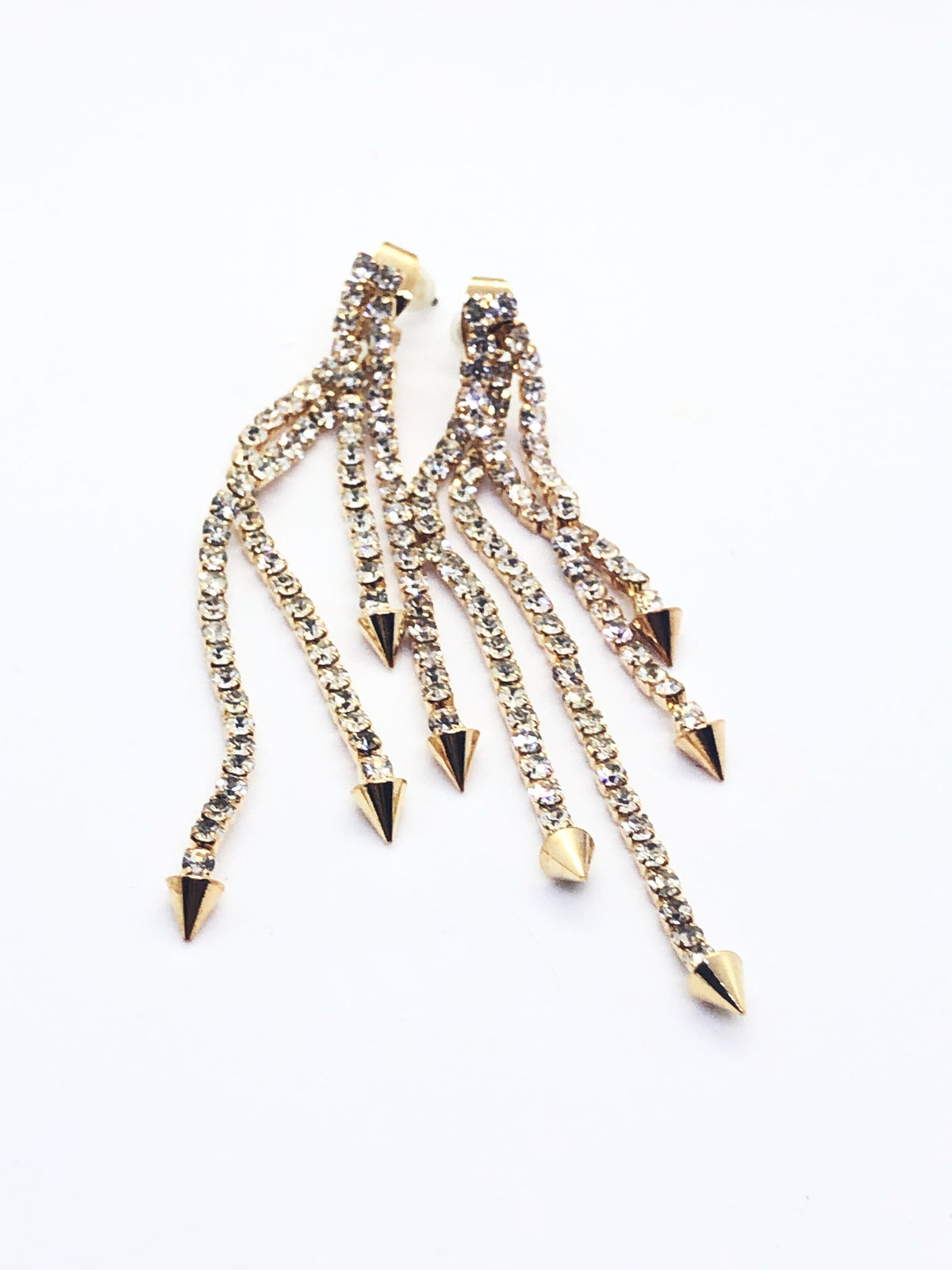 Gold Waterfall Earrings