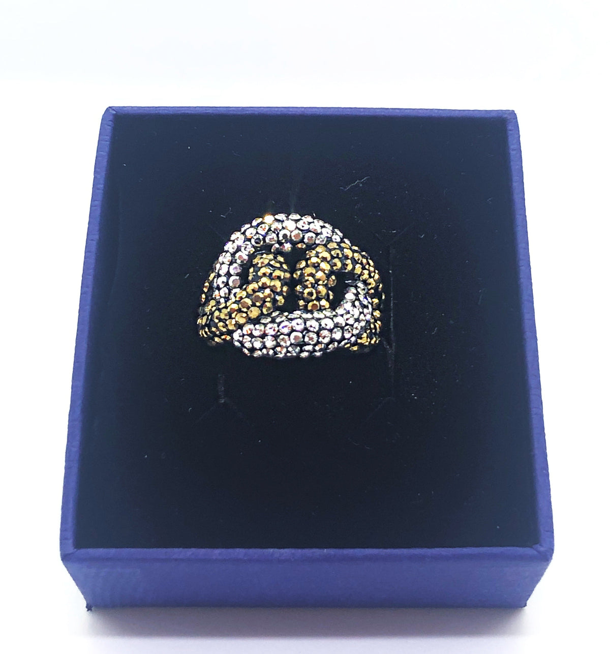 Gold And Silver Shiny Ring