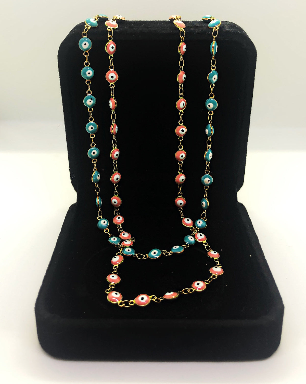 Fashion evil eye short necklace