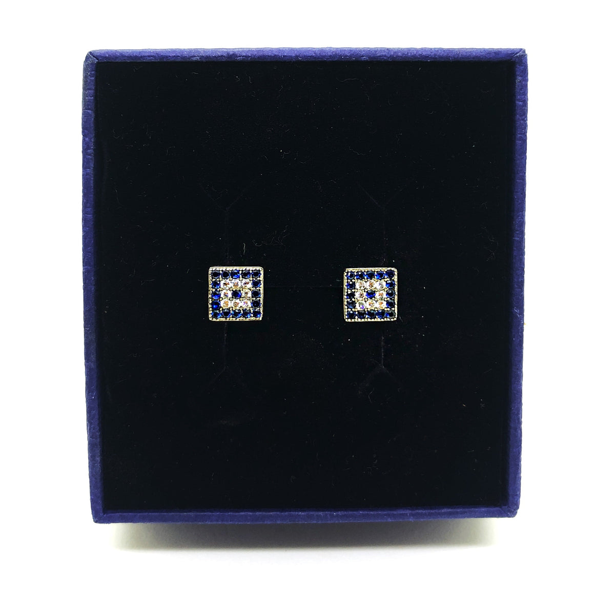 Sterling silver earrings with zirconia stones