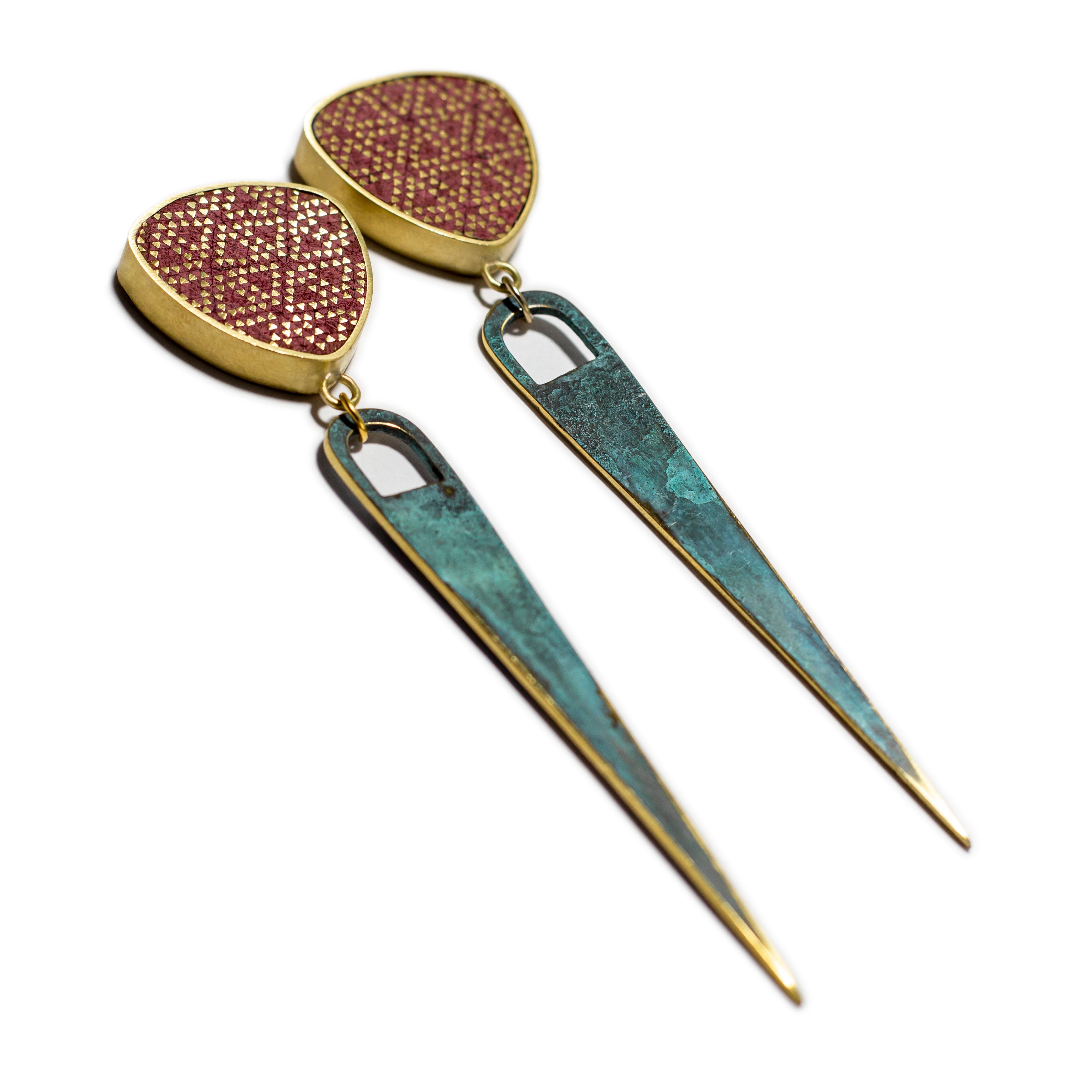 RED SEPTUM EARRINGS