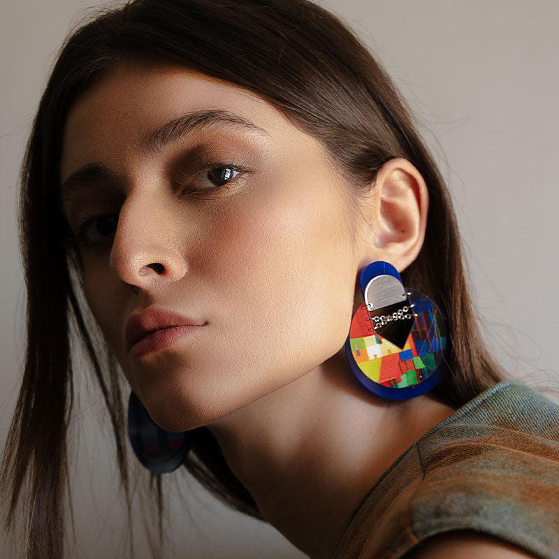 Blue Cloud Earrings