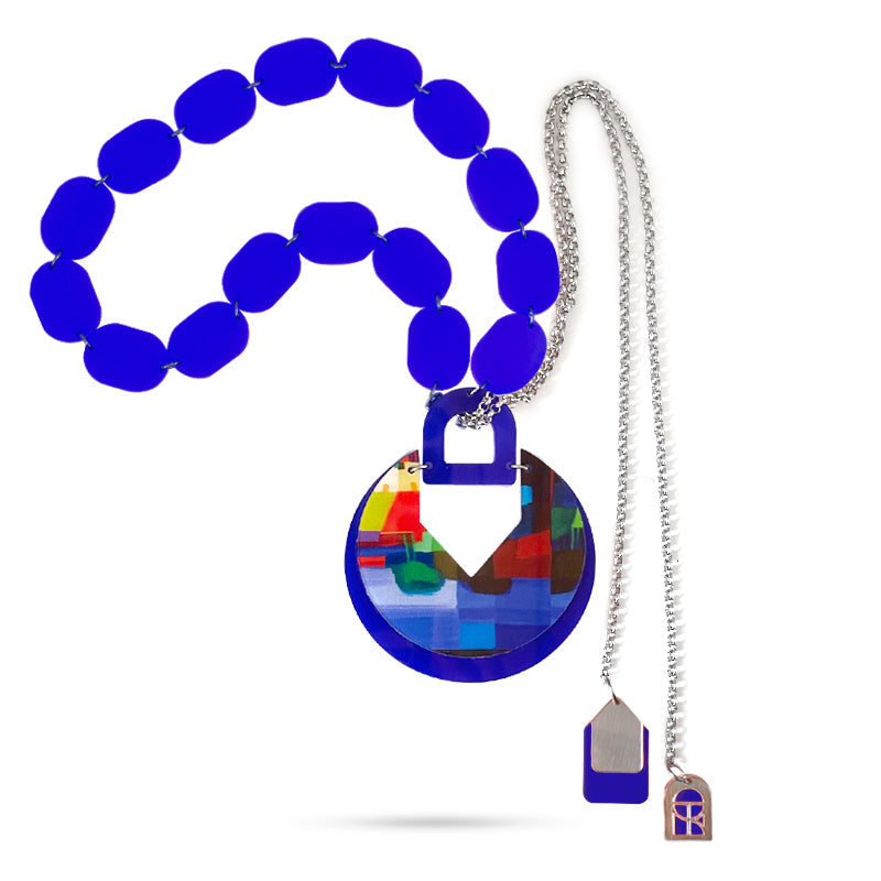 Blue Cloud Necklace