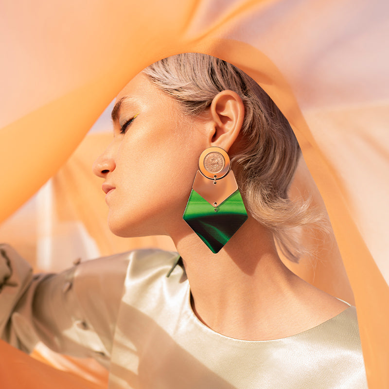Mastooreh Earrings Green