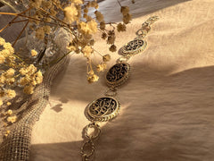 Calligraphy Silver Bracelet