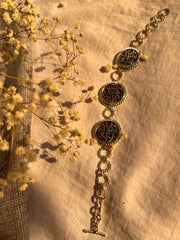 Calligraphy Silver Bracelet