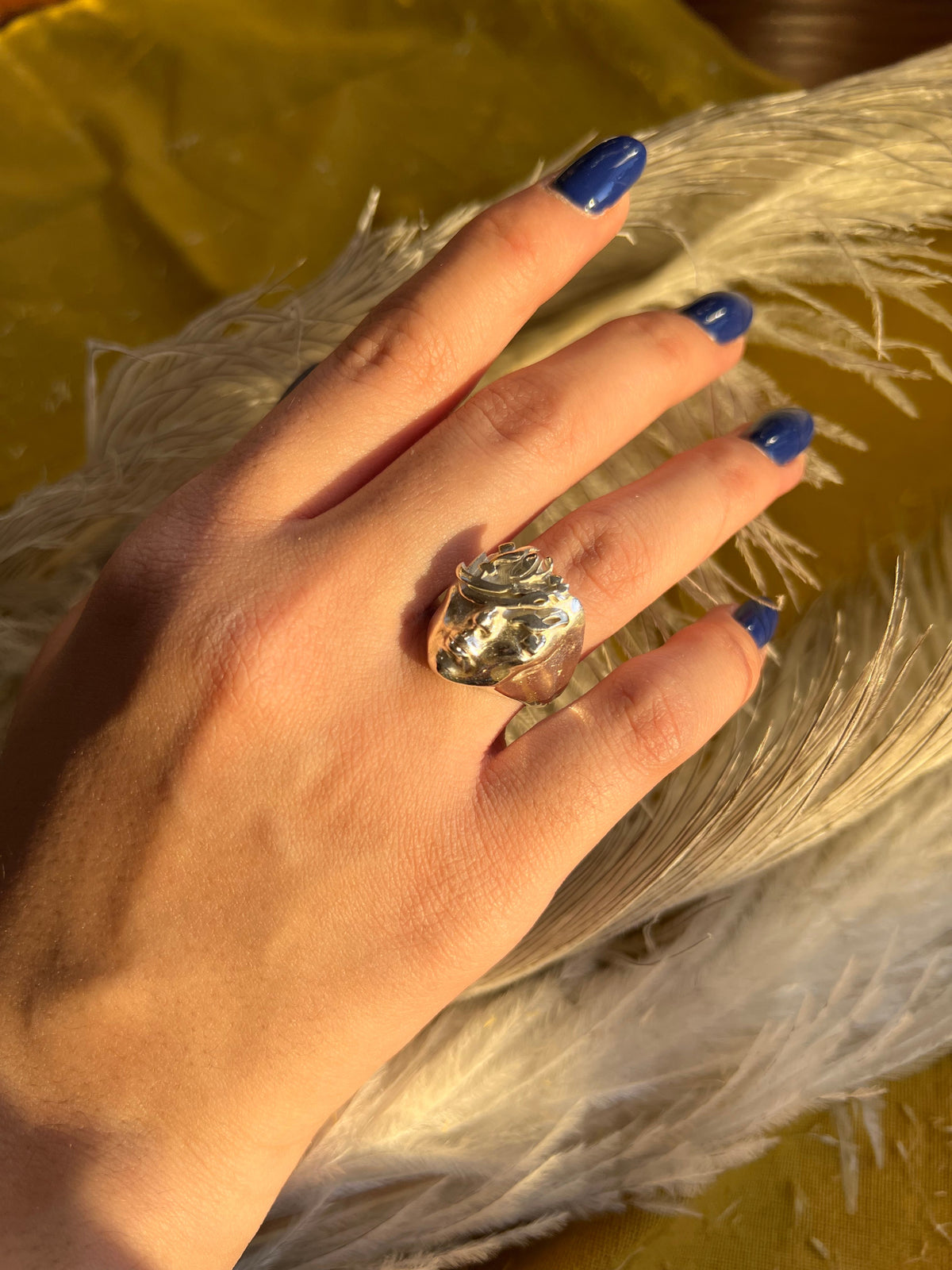 Loneliness Silver Ring (Adjustable)