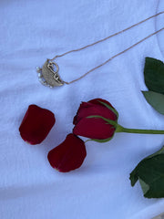 Love Necklace with Pearls