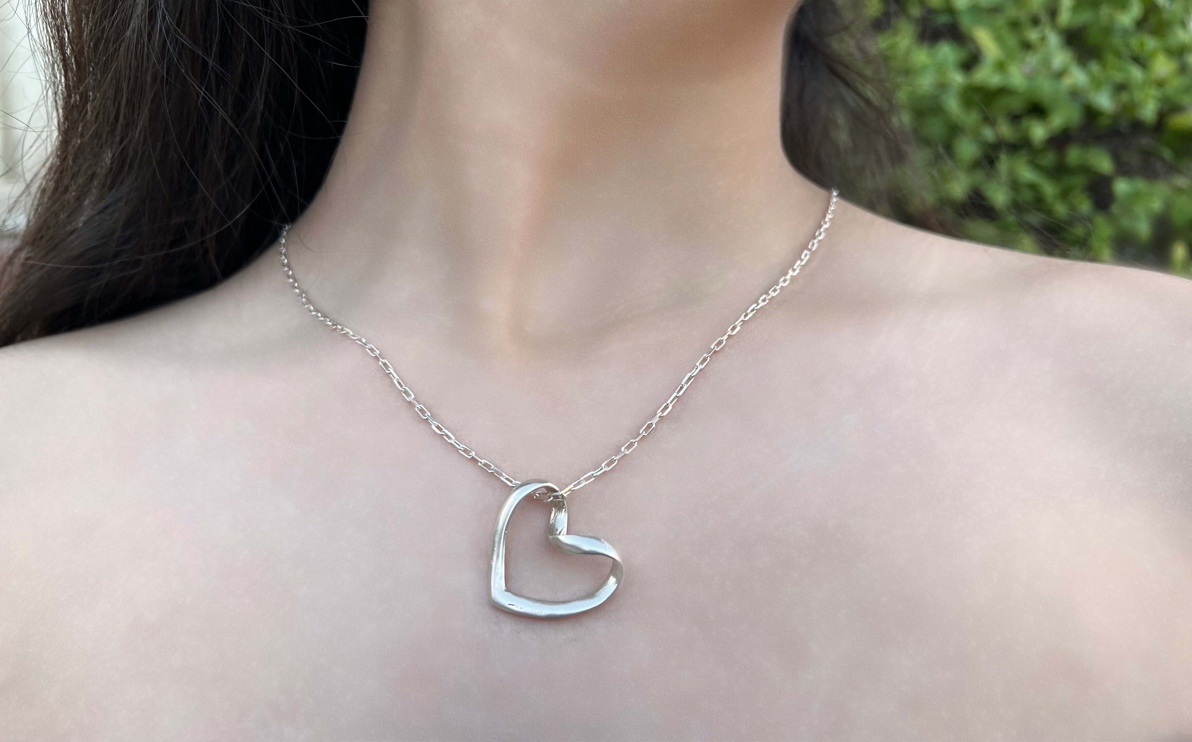 Silver Heart Necklace