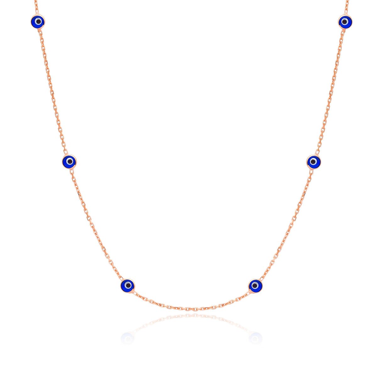 Sterling Silver Multi Evil Eyes