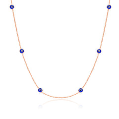 Sterling Silver Multi Evil Eyes