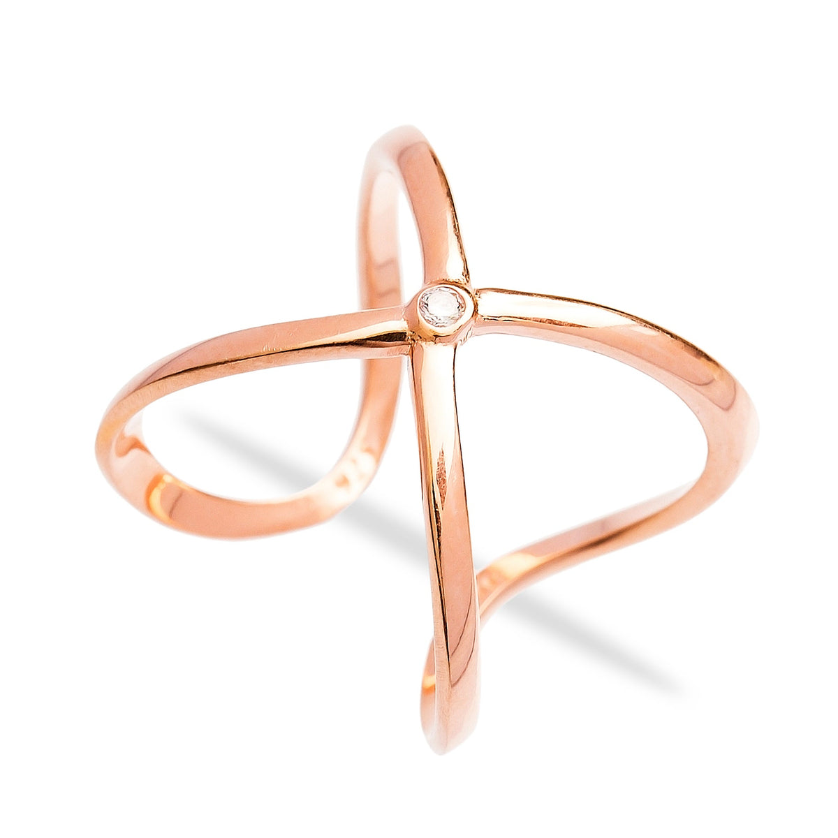 Handmade Zircon Stone Adjustable Ring