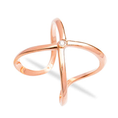 Handmade Zircon Stone Adjustable Ring