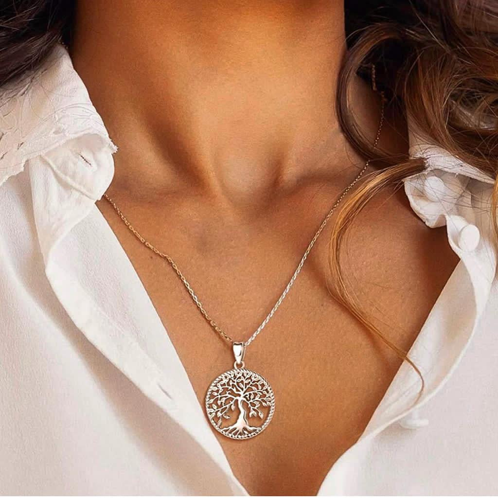 Sterling Silver Tree of Life Necklace