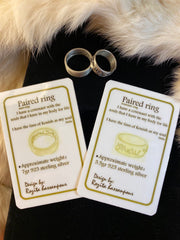 Paired Silver Rings